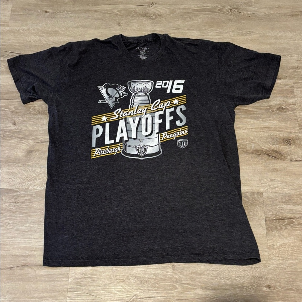 Pittsburgh Penguins Old Time Hockey 2016 Stanley Cup Playoffs T-Shirt